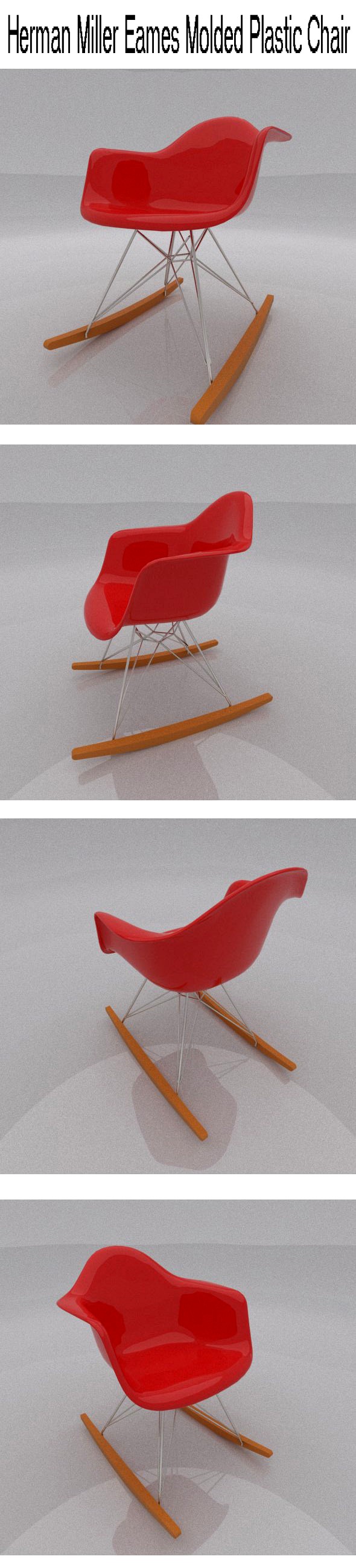 Herman Miller Eames Molded Plastic Chair