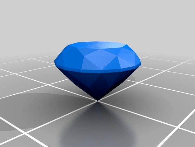Gemstone Diamond by swirlingbrain