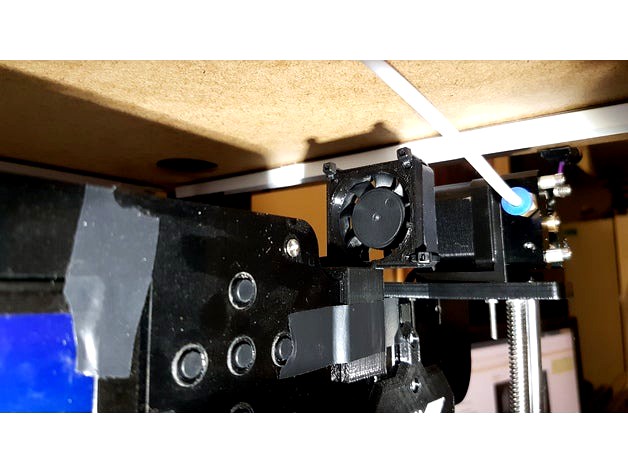 Anet A8 boden setup extruder fan mount(40mm) by mpkottawa