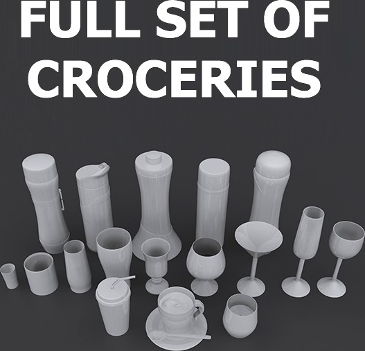 Set of Croceries