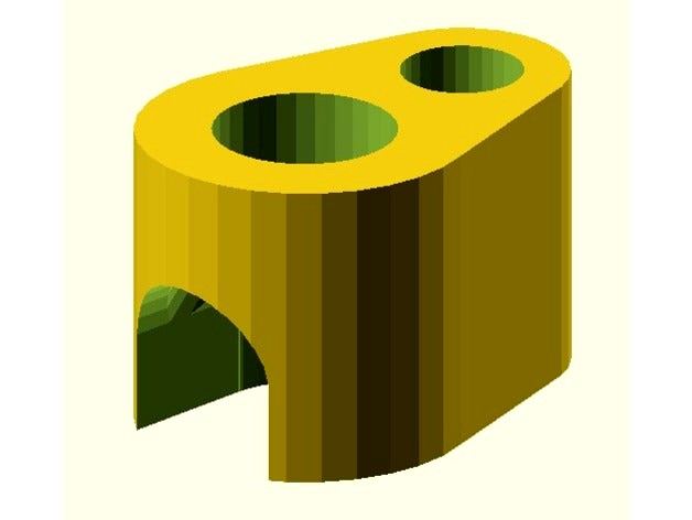 90 degree cable clamp by superkartoffel