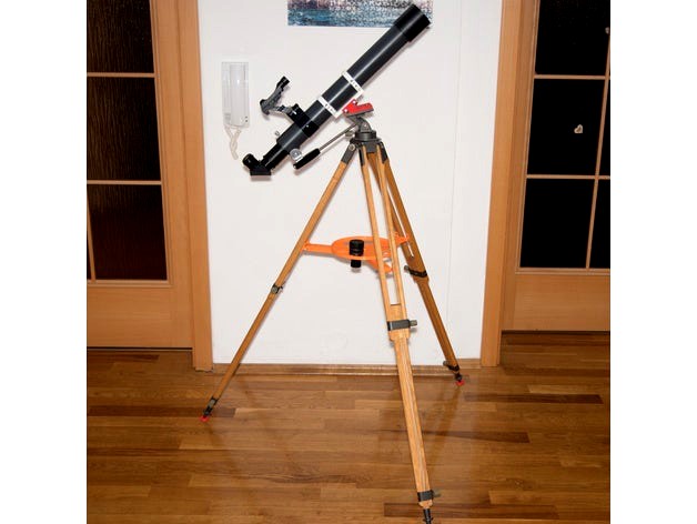 Wood tripod upgrade for telescope with Eyepiece plate by RomanHujer