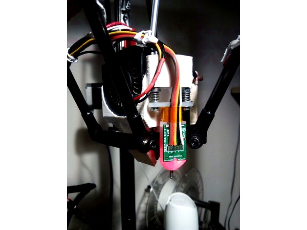 Delta Anycubic BLTouch Mount + Fan Duct by karnhack