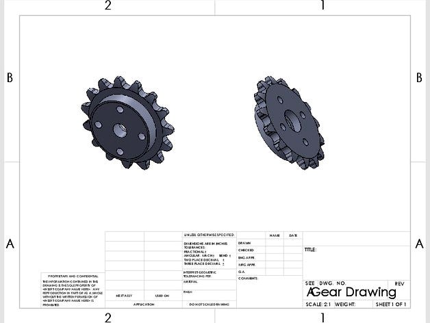 FTC 15 Tooth Sprocket 8mm Pitch for Revrobotics Chain fit to Tetrix Hub  by Nazarrush1