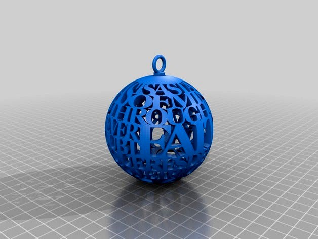 Boule personnalisable IBARAKEL by ibarakel3d