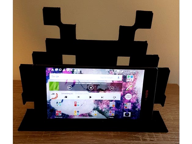 Mobile Phone Space Invaders by GWPM