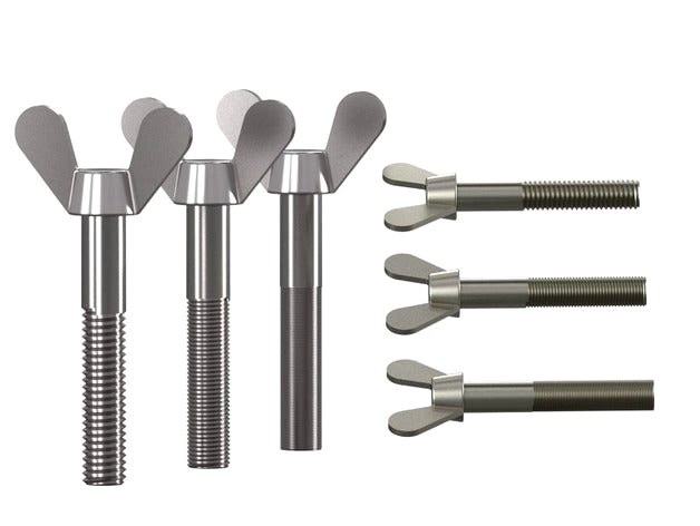 Wing Screw - 50+ Non-standard collection (parametric-configurator) by Dape