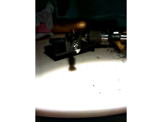 Drill sharpening help by stift