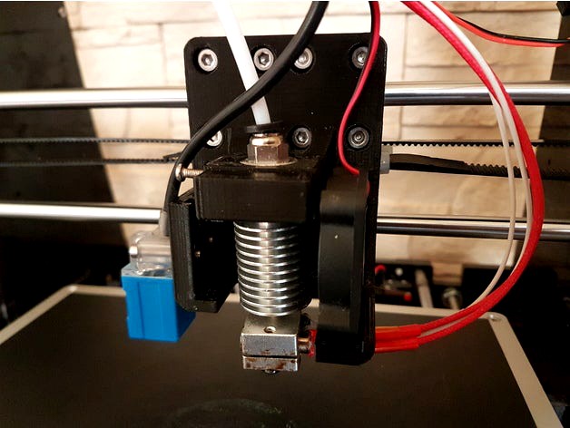 ANET A8 - E3D V6 holder w. Tron XY Attachment by M4TR1S