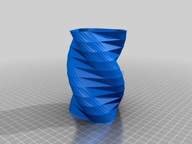 Faceted Spiral Vase by dave312