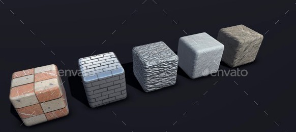 Physically Based Wall and Floor Materials Pack