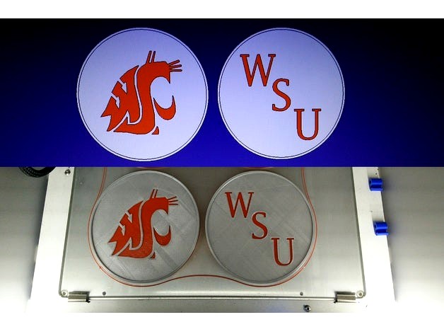 Washington State Cougars Coasters by UWcharlie1983