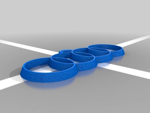 Audi Emblem Keychain by BostonBowser