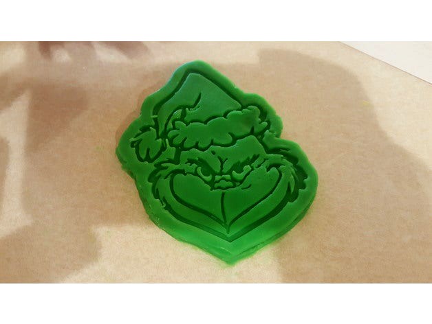 Grinch Christmas Cookie / Play-Doh Cutter by daveposh