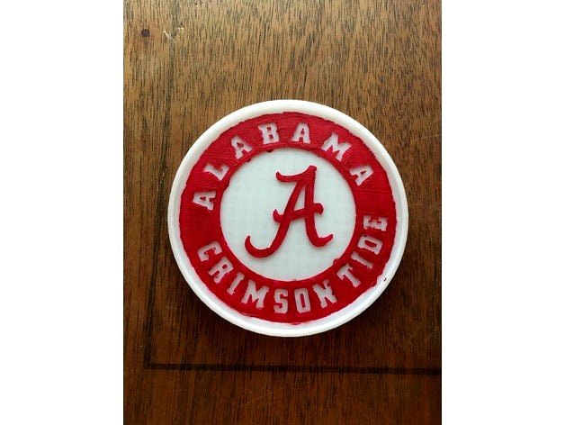 Alabama Logo Coaster by joshjab