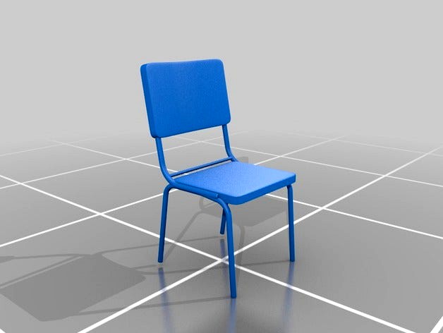 Customizable chair sculture by Matyx_ONE