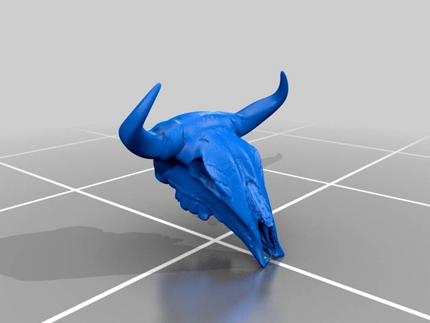 Bull Skull by McMarx