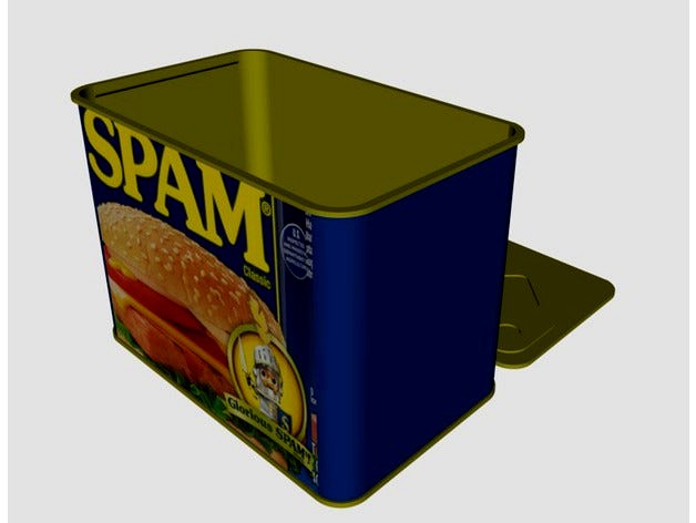 Can of Spam Coin Bank by Dat_Asian_Kid