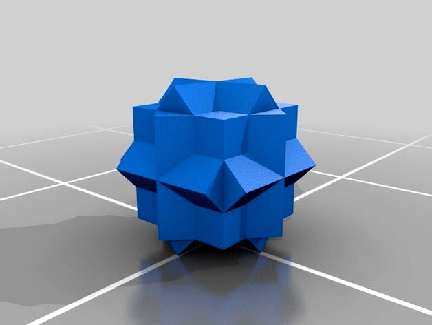 Compound of 4 Cubes by SakZak