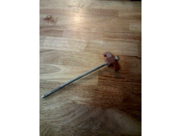 Tent Stake Head by JunkBox