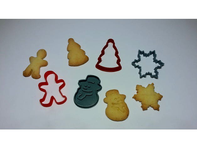 Christmas Cookie Cutter by poly3dp