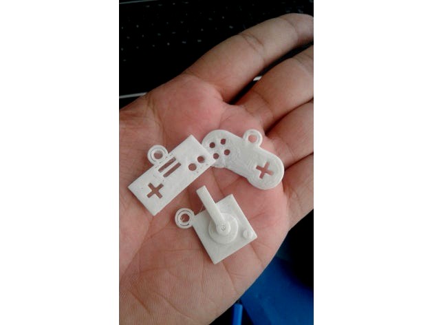 Atari Controller Pendant by MicroBitz