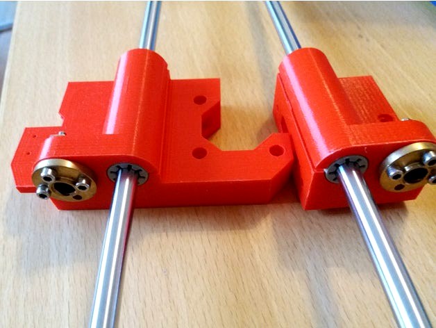 Anet A8 X-Carriage Mounts - Igus Version by maqndon