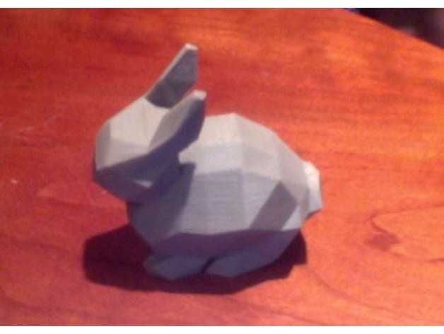 Low Poly Bunny by CLOUDTURTLEZ