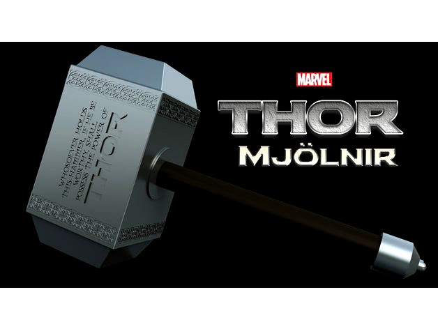 Mjolnir Comic Book Version by TheBrokenNerd83