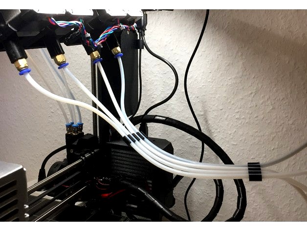 1.75mm PTFE Pneumatic Tube Holder  by sennah91