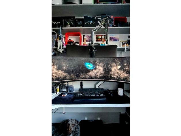 MXL 770 handler for Ikea TERTIAL desk lamp by mic4ch