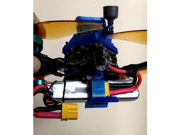 Battery holder with XT30 for Babytooth or Toothpick frame by pathfinderzero