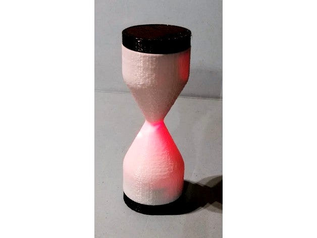 led hourglass by Robine