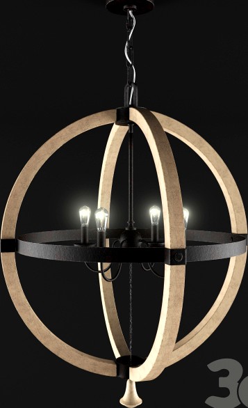 Middlefield Round Chandelier by Fredrick Ramond