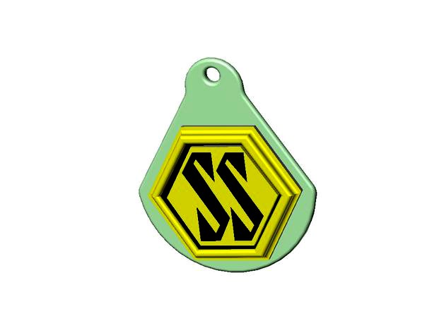 S S    logo keyring by shire