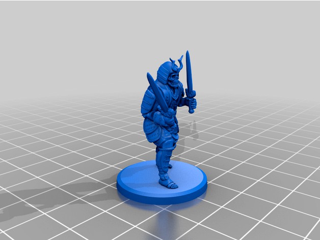 sceleton samurai  by hellas3Dmodeling
