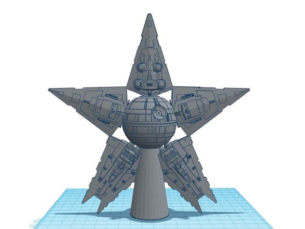 Ei9ht Star Wars Christmas Tree Star remix from Dantesgift by -Ei9ht-