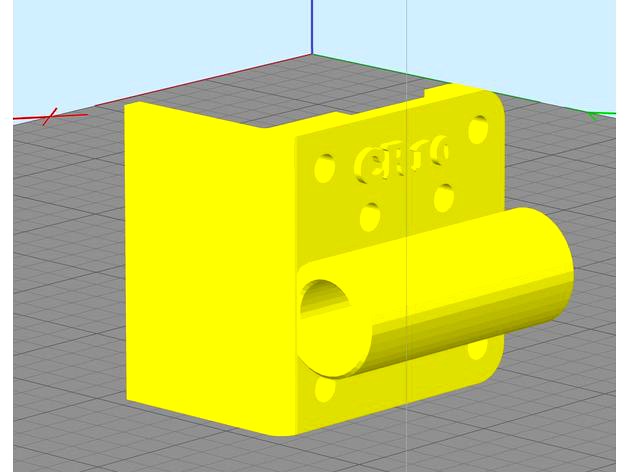 Z stepper microswitch cover for Creality CR10 by OFH