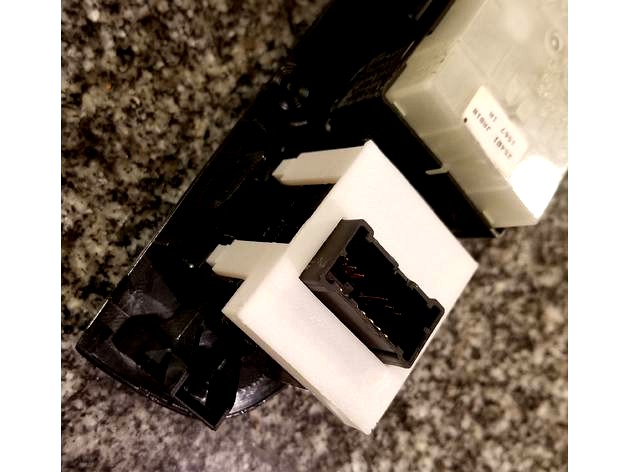 Nissan Altima (2008) Outside Mirror Remote Control Bracket by qodfathr