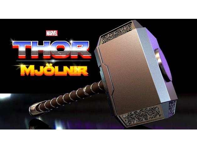 Mjölnir Thor Hammer by TheBrokenNerd83