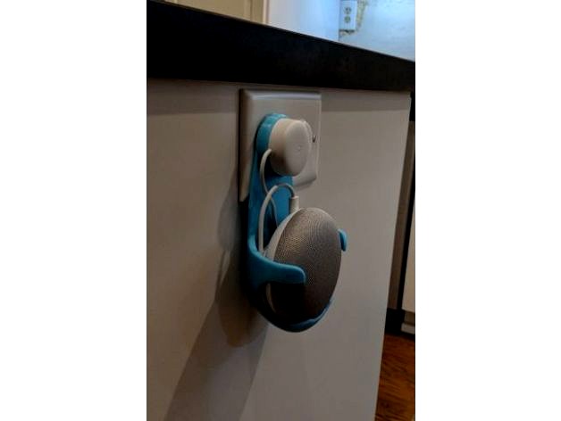 Google Home Mini Hanger (mount, case, dock, cover) by Mormegil83