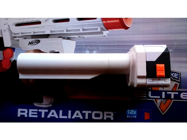 Nerf Retaliator Buttstock Adapter by SkylinerOne