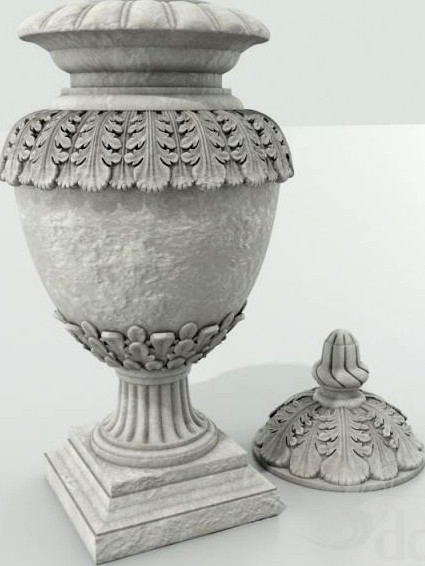 RALPH LAUREN STONE VASE URN