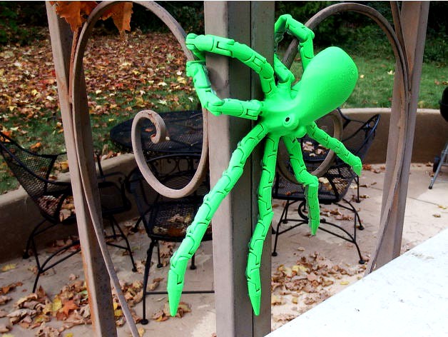 Octopus - Fully Articulated by chuckbobuck