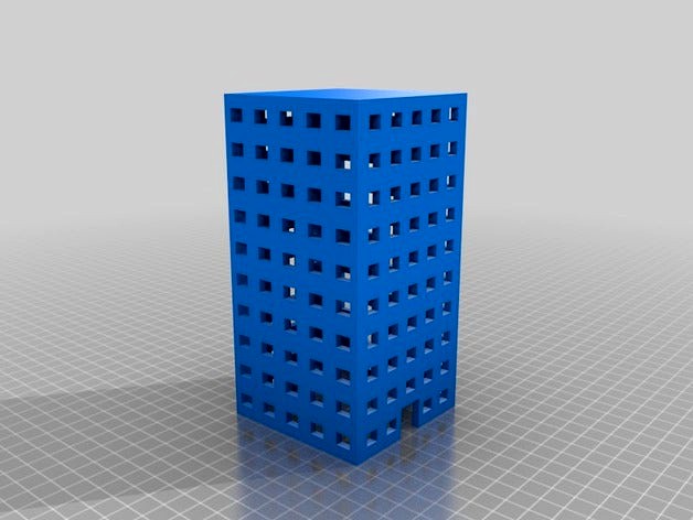 Skyscraper Nightlight by BellaW_03