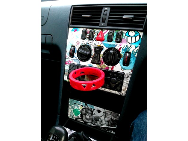 Cassette Player Cupholder - in car by thephatmaster