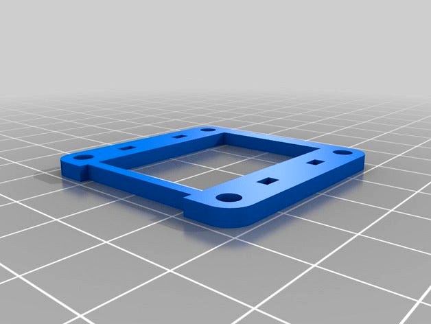 Frsky X4RSB (or D4R-II) holder plate by leveltgn