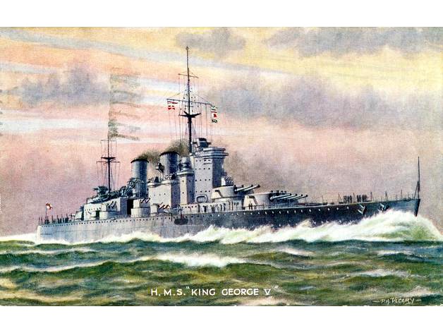 HMS Prince of Wales Battleship (1940) by AdmiralPumpkinPie24