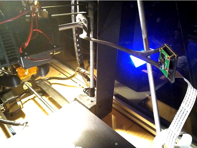 Raspberry Pi camera mount for duplicator i3 by unwohlpol