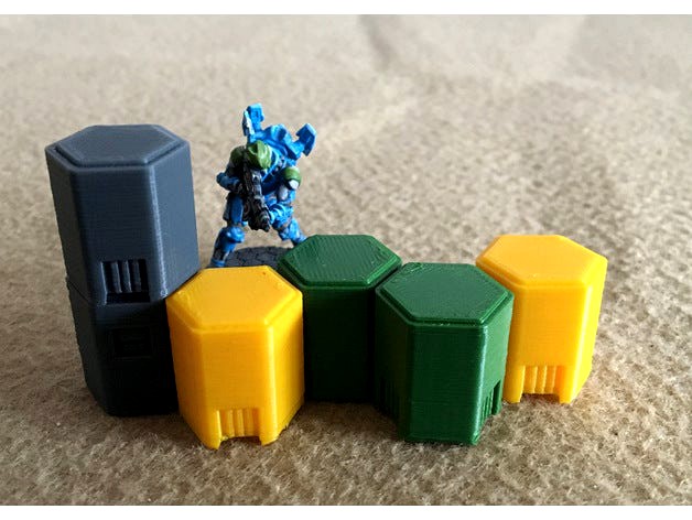 Stackable hexagonal crate by DreiDBV